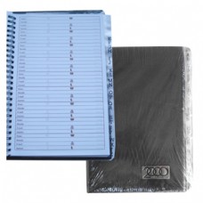 Agenda Telefonica c/Indice A a Z+Porta Cartoes Visita p/106 